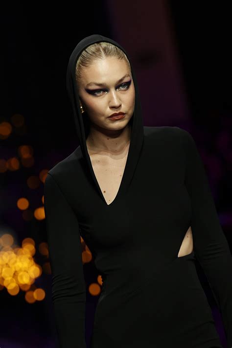 gigi hadid versace walk|gigi hadid style 2022.